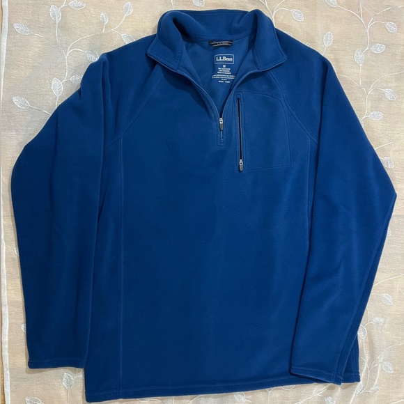 L.L. Bean Other - L.L. Bean Deep Blue Fleece Pullover